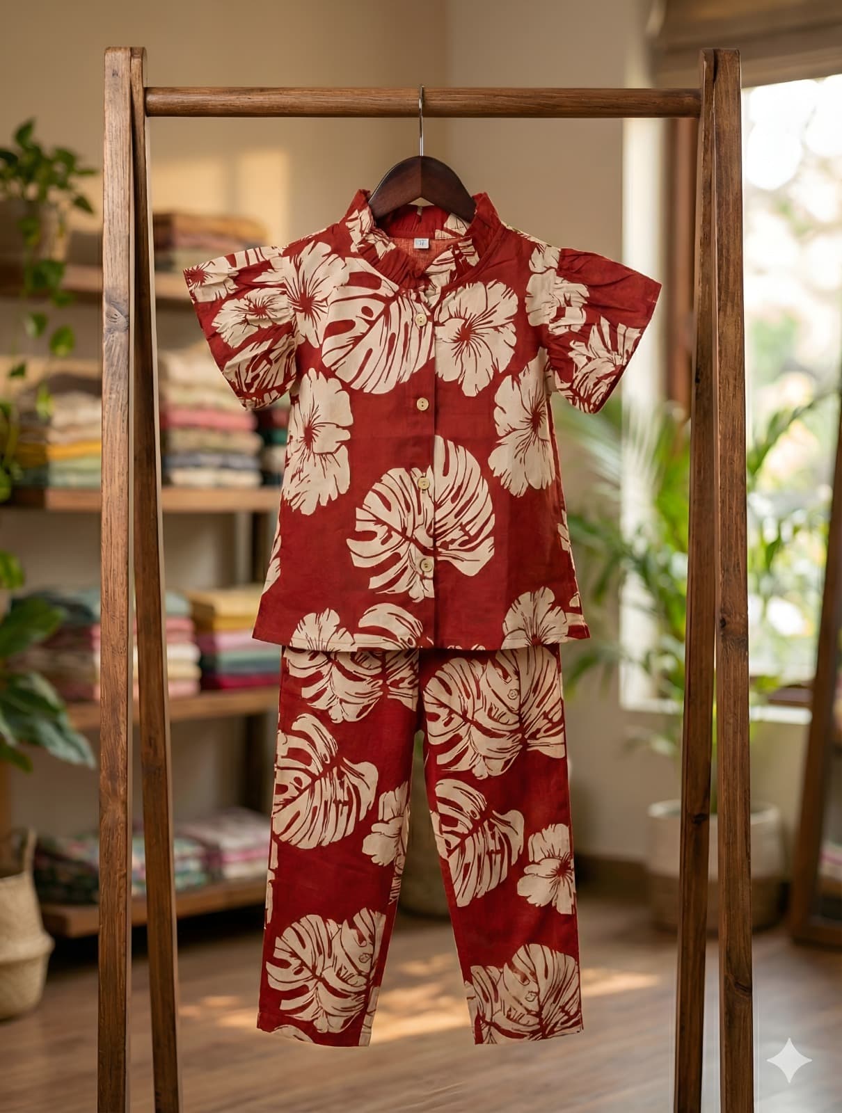 Girls Tropical Print Co-ord Set β Bold, Stylish & Comfortable