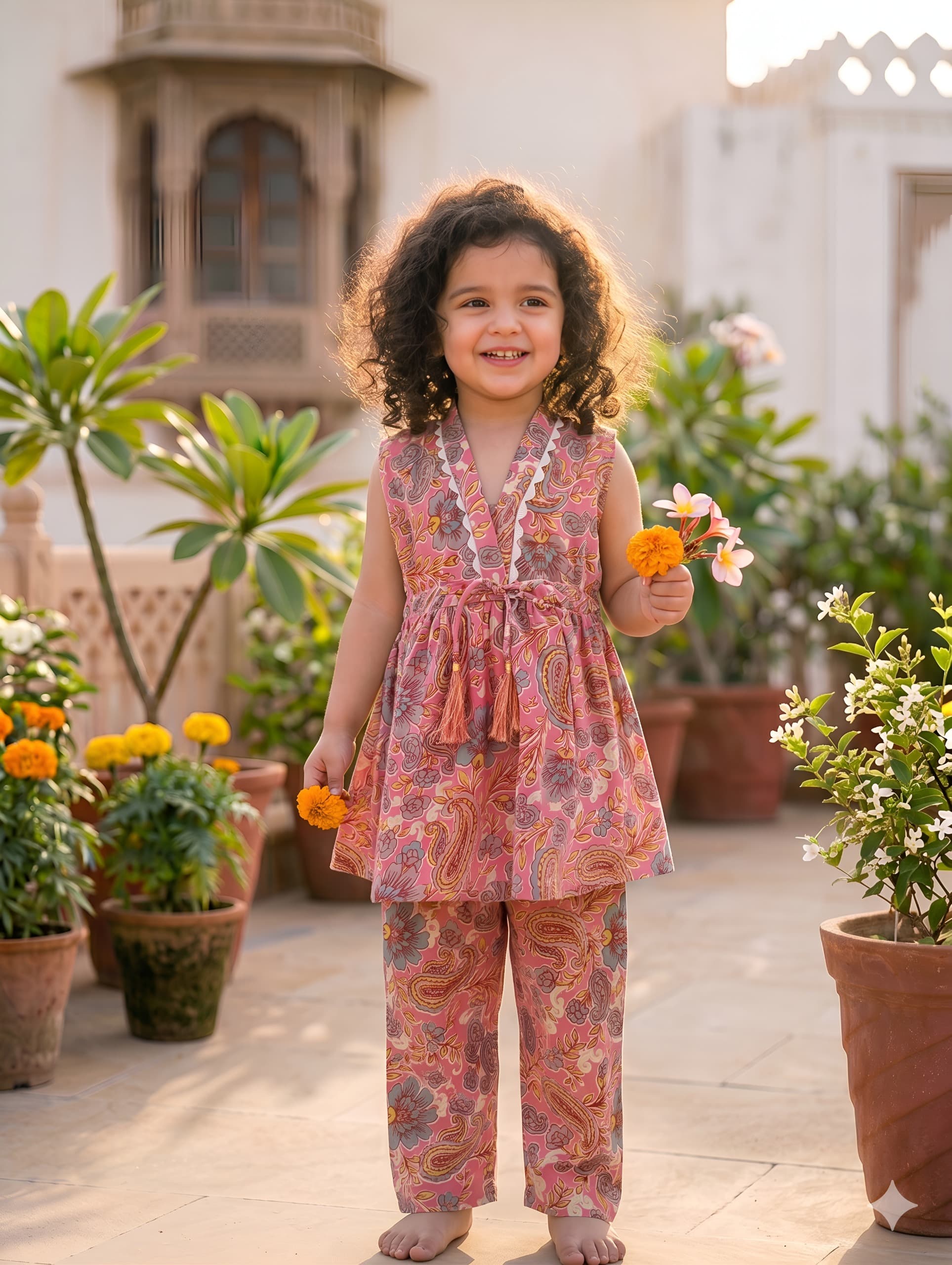 Paisley Print Cotton Co-ord Set