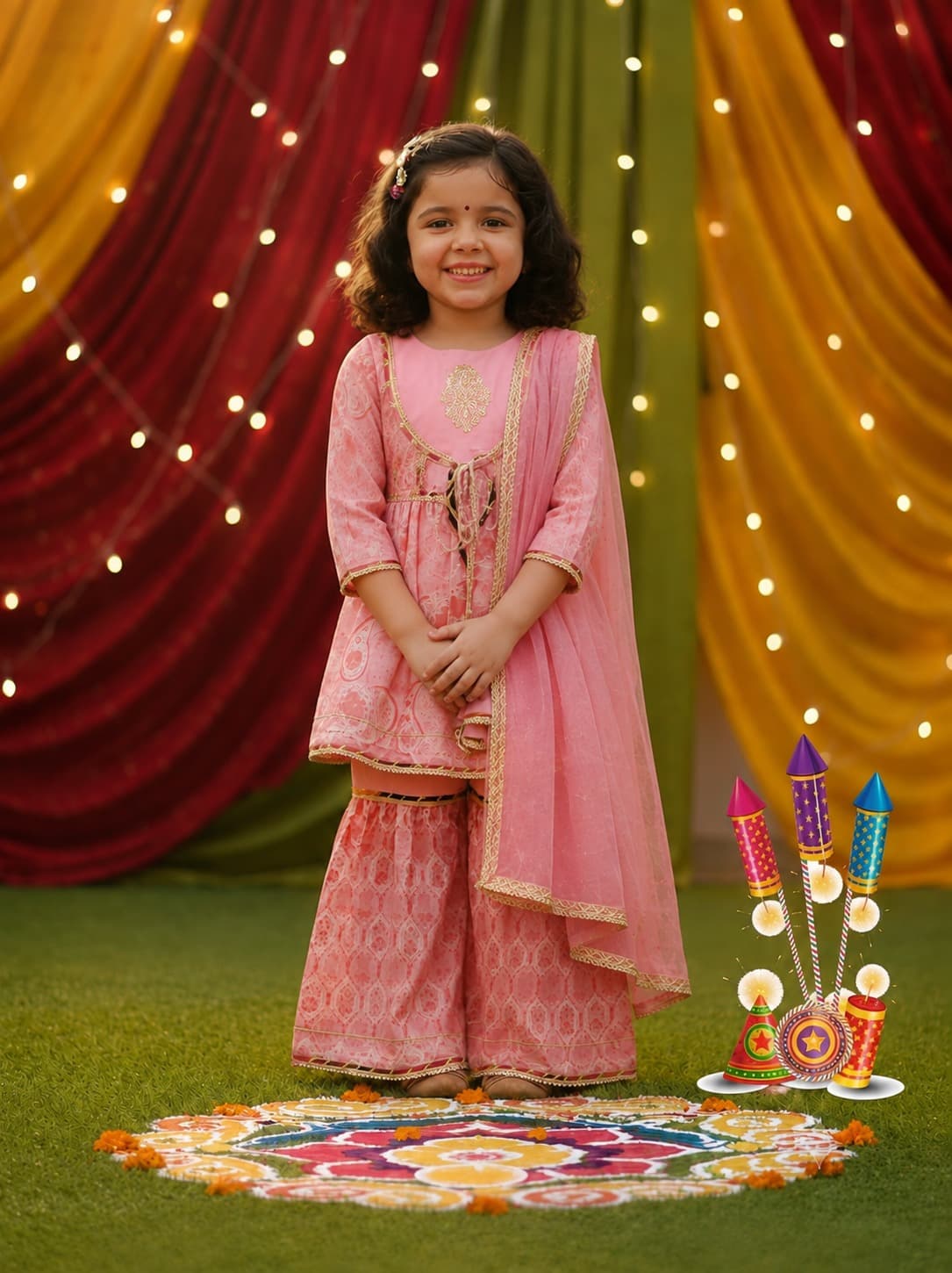 Aline Jacket Kurti Sharara